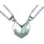 Zhia Matching Necklaces for Couples Best Friends, Magnetic Love Heart Jewelry Zhia Matching Necklaces for Couples Best Friends, Magnetic Love Heart Jewelry