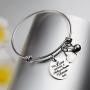 omodofo Inspirational Messaged Cuff Bracelet Bangle for Mother Grandmother Daughter Mothers Day Gift