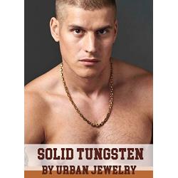 Unique Astro Snake 22 Inches Mens Tungsten Golden Toned Link Necklace Chain (Heavy, Solid)
