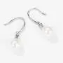 Mints Natural Black Pearl Earrings Sterling Silver Dangle Drop Earrings for Women Mints Natural Black Pearl Earrings Sterling Silver Dangle Drop Earrings for Women