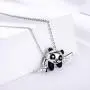 JUSTKIDSTOY Panda Necklace Gifts for Mothers Day 925 Sterling Silver Cute Animal Heart Pendant - I Love You Forever Jewelry for Women Daughter Panda Lover JUSTKIDSTOY Panda Necklace Gifts for Mothers Day 925 Sterling Silver Cute Animal Heart Pendant - I Love You Forever Jewelry for Women Daughter Panda Lover