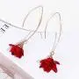 FUTIMELY Long Fabric Flower Tassel Earrings,Red/Green/Black/Purple/Pink/Blue/Grey/Yellow/White Dangle Drop Earrings for Women Teen Girls Bar Party Gifts FUTIMELY Long Fabric Flower Tassel Earrings,Red/Green/Black/Purple/Pink/Blue/Grey/Yellow/White Dangle Drop Earrings for Women Teen Girls Bar Party Gifts
