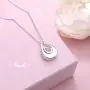 S925 Sterling Silver Urn Necklace for Ashes Cremation Memorial Keepsake Pendant Necklace Jewelry for Women S925 Sterling Silver Urn Necklace for Ashes Cremation Memorial Keepsake Pendant Necklace Jewelry for Women