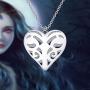 CENWA Caroline Inspired Vervain Heart Pendant Necklace