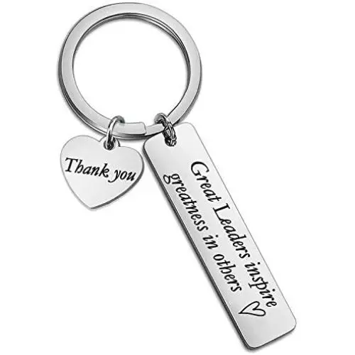SIDIMELO Boss Gift Great Leaders Inspire Greatness in Others Keychain Thank You Gift for Supervisor Mentor Office Manager Key Ring Boss Appreciation Gift Coach Supervisor SIDIMELO Boss Gift Great Leaders Inspire Greatness in Others Keychain Thank You Gift for Supervisor Mentor Office Manager Key Ring Boss Appreciation Gift Coach Supervisor