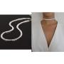 Yamberdoly Rhinestone Choker Necklaces for Women Silver Diamond Crystal Choker Necklace Adjustable Sexy Rhinestone Party Wedding Jewelry Set