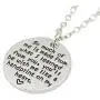 LKXHarleya Round Pendant Teacher Necklace Personalized Engraved Charm Jewelry Graduation Appreciation Gift for Women