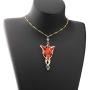 FAADBUK Lord of The Rings Fairy Princess Twilight Star Necklace Lord of The Rings Twilight Star Elvish Jewelry for Women Girls