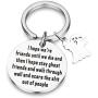 SEIRAA Ghost Friends Keychain Best Friend Gift Ghost Jewelry Soul Sister Gift Friendship Keychain Gag Birthday Gift For Her