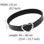 Xjoyous PU Leather Choker Collar Necklace, Vintage Gothic Punk Rock Rivet Necklace for Women and Girls Accessory Xjoyous PU Leather Choker Collar Necklace, Vintage Gothic Punk Rock Rivet Necklace for Women and Girls Accessory