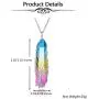 Top Plaza Natural Raw Stone Healing Crystal Necklace Silver Tree of Life Wire Wrapped Clear Quartz Point Pendant for Womens Ladies Top Plaza Natural Raw Stone Healing Crystal Necklace Silver Tree of Life Wire Wrapped Clear Quartz Point Pendant for Womens Ladies