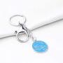 AKTAP Zeta Amicae Inspired Jewelry Zeta Amicae Zipper Keychain Soror Sisters Greek Sorority Gift for Her