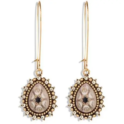 Vintage Luxury Red Pendant Earrings For Women Boho Resin/Stone Bridal Water Drop Earrings Female Fashion Jewelry Wedding Gift