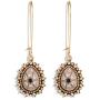 Vintage Luxury Red Pendant Earrings For Women Boho Resin/Stone Bridal Water Drop Earrings Female Fashion Jewelry Wedding Gift