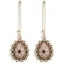 Vintage Luxury Red Pendant Earrings For Women Boho Resin/Stone Bridal Water Drop Earrings Female Fashion Jewelry Wedding Gift