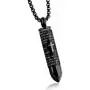 Stainless Steel English Lords Prayer Cross Detachable Cremation Urn Bullet Pendant Necklace with 22 Inch Chain (Black Gold Silver Blue) Stainless Steel English Lords Prayer Cross Detachable Cremation Urn Bullet Pendant Necklace with 22 Inch Chain (Black Gold Silver Blue)