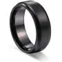 TUSEN JEWELRY Black Zirconium Ring Mens Wedding Band Comfort Fit 8mm TUSEN JEWELRY Black Zirconium Ring Mens Wedding Band Comfort Fit 8mm