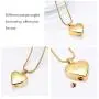 Heart Shape Urn Pendants Memorial Ash Necklace Stainless Steel Cremation Jewelry Heart Shape Urn Pendants Memorial Ash Necklace Stainless Steel Cremation Jewelry
