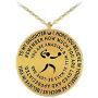 Uncle Seal Softball Necklace for Girls - Father to Daughter Pendant Gift Jewelry - Gold Laser Engraved Charm from Dad