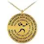 Uncle Seal Softball Necklace for Girls - Father to Daughter Pendant Gift Jewelry - Gold Laser Engraved Charm from Dad