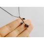 Rosa Vila 3D Rose Necklace, Romantic Rose Gifts For Women, Flower Pendant Necklace, Beauty And The Beast Jewelry, Rose Jewelry, Rose Pendant Necklace In Gold, Silver, Rose Gold, Or Carbon Black