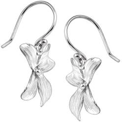 Silpada Garden Whimsy Floral Drop Earrings in Sterling Silver