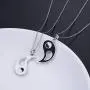 S925 Sterling Silver Best Friend Necklaces Heart 2 Piece Gifts Women Teen Girls Friendship BFF Pendant Necklace Set S925 Sterling Silver Best Friend Necklaces Heart 2 Piece Gifts Women Teen Girls Friendship BFF Pendant Necklace Set