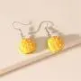 3 Pairs Pizza Hamburger Popcorn Dangle Earrings Set Polymer Clay Handmade Simulation Food Drop Earrings Cute Unique Resin Novelty Food Earrings Set for Women Girls Jewelry