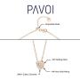 PAVOI 14K Gold Plated Post Faux Diamond Round Solitaire Pendant Halo Necklace | Gold Necklace for Women | Slider Adjustable