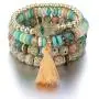 6 Sets Bohemian Stackable Seed Beaded Bracelets Set Multilayer Stretch Boho Tassel Pendant Bracelets Evil Eye Hamsa Hand Charm Statement Vintage Lucky Jewelry for Women Girls Gifts 6 Sets Bohemian Stackable Seed Beaded Bracelets Set Multilayer Stretch Boho Tassel Pendant Bracelets Evil Eye Hamsa Hand Charm Statement Vintage Lucky Jewelry for Women Girls Gifts