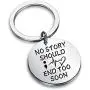 SEIRAA Suicide Awareness Gift Semicolon Jewelry No Story Should End Too Soon Keychain Suicide Prevention Gift Mental Health Jewelry SEIRAA Suicide Awareness Gift Semicolon Jewelry No Story Should End Too Soon Keychain Suicide Prevention Gift Mental Health Jewelry