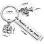 WUSUANED Drama Keychain Theatre is My Sport Comedy Tragedy Mask Keychain Broadway Theater Jewlery Theatre Gift