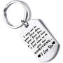 FUSTMW to My Man Keychain Husband Boyfriend Key Chain Gift I was a Little Late to Be Your First But I Want All of My Lasts to Be with You