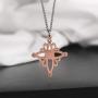VITEROU Designed Magnetic Pure Copper Therapy Cross Pendant Therapy Necklace with Crystal Pain Relief for Neck Arthritis Migraine Headaches Shoulders and Back,3500 Gauss