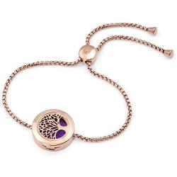 Adjustable Tree of Life Diffuser Bracelet