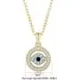 Obidos Evil Eye Pendant Necklace Turkish Rose Gold Turquoise Necklace Lucky Jewelry for Girls and Women Faith Protection Rhinestone Necklace Obidos Evil Eye Pendant Necklace Turkish Rose Gold Turquoise Necklace Lucky Jewelry for Girls and Women Faith Protection Rhinestone Necklace