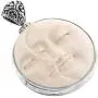 Carved Sun Crescent Moon Moonface Duo Goddess Bison Bone 925 Sterling Silver Pendant, 1 3/4'' Carved Sun Crescent Moon Moonface Duo Goddess Bison Bone 925 Sterling Silver Pendant, 1 3/4''