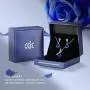 CDE Jewelry Sets for Women Rose Gold Jewelry Embellished with Crystal from Austria Mothers Day Jewelry Gifts Necklace and Earrings Set for Mom Wife CDE Jewelry Sets for Women Rose Gold Jewelry Embellished with Crystal from Austria Mothers Day Jewelry Gifts Necklace and Earrings Set for Mom Wife