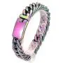 ROWIN&CO Heavy Mens 16MM Stainless Steel Cuban Link Bracelets Hip Hop Jewelry Silver Gold Black Rainbow Color Punk Personalized Miami Curb Chain Bangle, 8/8.86/9.5 inchs