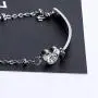 Fanery Sue Personalized Bracelet Customized Engraved She Believes She Could So She Did Zircon Adjustable Link Chain Inspirational Bracelet
