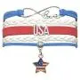 HCChanshi USA Star Bracelet Jewelry US Star Bracelet Jewelry USA American Flag Bracelet USA Gifts for Women, Girls, Men, Boys, American Flag Gifts, USA Flag Gifts