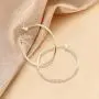 3 Pairs Rose Gold Plated Hoop Earrings for Women Girl Fashion Sensitive Ears