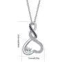 Dreamboat Infinity Heart Necklace 925 Sterling Silver Forever Love Valentines Jewelry Gift Birthday Gift for Women Girlfriend Wife her Dreamboat Infinity Heart Necklace 925 Sterling Silver Forever Love Valentines Jewelry Gift Birthday Gift for Women Girlfriend Wife her