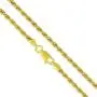 925 Italian Sterling Silver 1mm - 5.5mm Solid Rope Diamond Cut Chain, FREE Microfiber Cloth, Yellow Gold Plated Link Necklace & Bracelet, Giorgio Bergamo