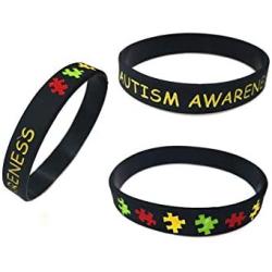 JOYID Autism Awareness Bracelet Silicone Rubber Band Elastic Wristbands Jewelry