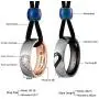 Aienid Couples Necklace for Him and Her Mens Necklace Gold Women Stainless Steel Ring Pendant Heart Wedding Set Aienid Couples Necklace for Him and Her Mens Necklace Gold Women Stainless Steel Ring Pendant Heart Wedding Set