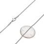 The Bling Factory 1mm High-Polished Stainless Steel Round Snake Chain Necklace