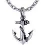 Anchor Necklace - Heavyweight Anchor Pendant Crafted in Sterling Silver with 24'' Necklace Chain Anchor Necklace - Heavyweight Anchor Pendant Crafted in Sterling Silver with 24'' Necklace Chain