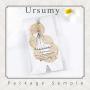 Ursumy Punk Layered Long Necklaces Gold Handcuffs Necklace Chain with Lock Pendant Necklace Jewelry for Women and Girls