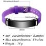 JF.JEWELRY Mom to My Son Bracelet Gift | Inspirational Bracelet to My Son & Daughter from Mom, Personalized Engraved Sons Bracelet Gift Graduation Gift for Him,Adjustable